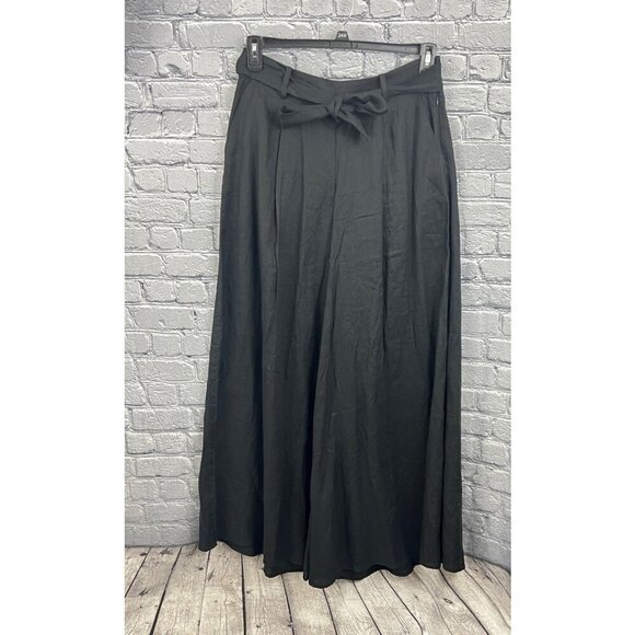 Banana Republic Meridian Black  Linen Pant with Matching Top Size S 4 - Picture 3 of 12